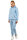 Reichstadt Damen Relaxed Fit Hoodie Marken-Stick 23RSW038 Baby Blue XS
