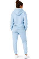 Reichstadt Damen Relaxed Fit Hoodie Marken-Stick 23RSW038 Baby Blue L