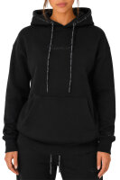 Reichstadt Damen Relaxed Fit Hoodie Marken-Stick 23RSW038 Black XXL