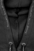 Relaxed Fit Hoodie Damen Marken-Stick 23RSW038 Black XXL