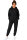 Reichstadt Damen Relaxed Fit Hoodie Marken-Stick 23RSW038 Black XXL