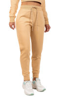 Reichstadt Damen Slim Fit Sporthose Marken-Stick 23RSW039 Beige XXL