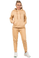 Reichstadt Damen Slim Fit Sporthose Marken-Stick 23RSW039 Beige XXL