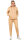Reichstadt Damen Slim Fit Sporthose Marken-Stick 23RSW039 Beige XXL