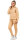 Reichstadt Damen Slim Fit Sporthose Marken-Stick 23RSW039 Beige XXL