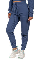 Reichstadt Damen Slim Fit Sporthose Marken-Stick 23RSW039 Dark Blue L