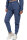 Reichstadt Damen Slim Fit Sporthose Marken-Stick 23RSW039 Dark Blue L