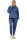 Reichstadt Damen Slim Fit Sporthose Marken-Stick 23RSW039 Dark Blue L