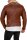 Slim Fit Echtlederjacke Herren Black Zipper RS008LUX Cognac XXL