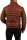 Regular Fit Jacke Herren Echtleder 19RS016 Cognac S