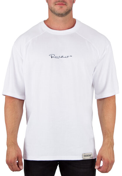 Reichstadt Herren Oversized Kurzarmshirt 22RS033A White XL