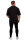 Oversized T-Shirt Herren Logoschriftzug 22RS033A Black S