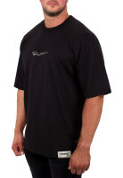 Oversized T-Shirt Herren Logoschriftzug 22RS033A Black 5XL