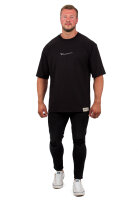 Oversized T-Shirt Herren Logoschriftzug 22RS033A Black 5XL