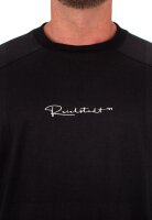 Oversized T-Shirt Herren Logoschriftzug 22RS033A Black 5XL