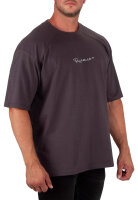 Oversized T-Shirt Herren Logoschriftzug 22RS033A Dark Grey XS