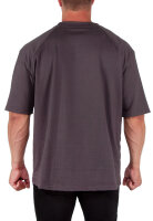 Oversized T-Shirt Herren Logoschriftzug 22RS033A Dark Grey XXL