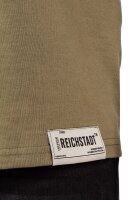 Oversized T-Shirt Herren Logoschriftzug 22RS033A Khaki XXL