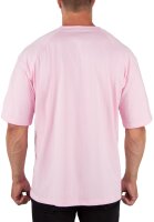 Oversized T-Shirt Herren Logoschriftzug 22RS033A Old Pink 3XL