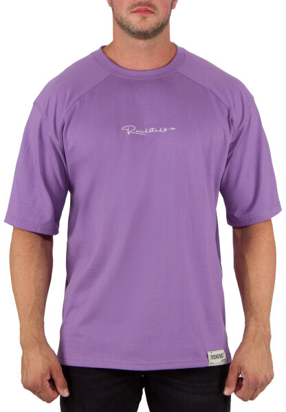 Reichstadt Herren Oversized Kurzarmshirt 22RS033A Light Purple M