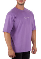 Reichstadt Herren Oversized Kurzarmshirt 22RS033A Light Purple 3XL