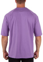 Oversized T-Shirt Herren Logoschriftzug 22RS033A Light Purple 4XL